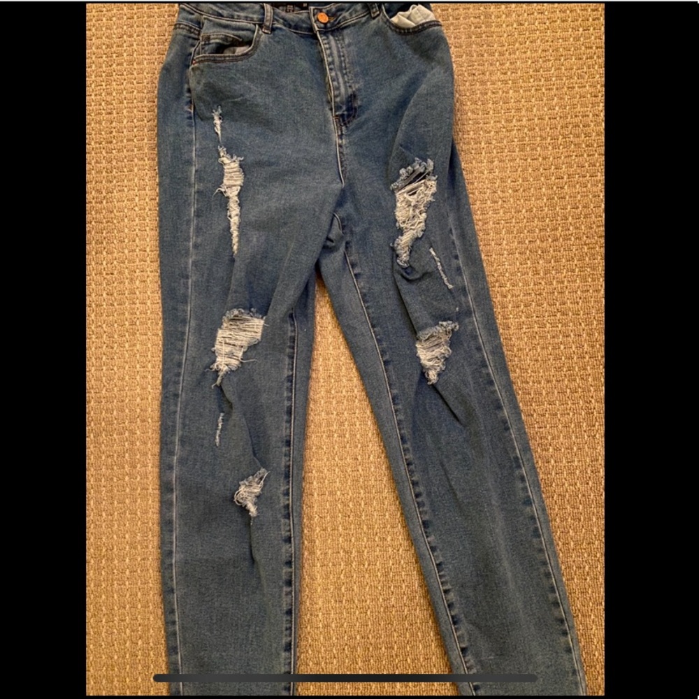 50% OFF ORIG Ripped denim jeans